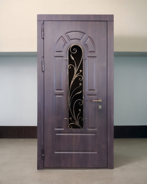 МДФ дверь с решеткой МДФ дверь с решеткой